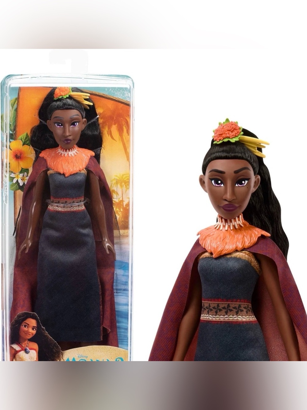 Mattel Moana 2 Collector Matanga Doll -  12 in with Removable Outfit/Accessories